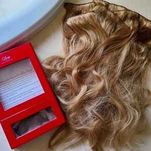 Luxy clip in extensions , 160 grams, Color 18 Blon